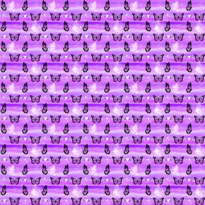 purple dreamy Butterflies
