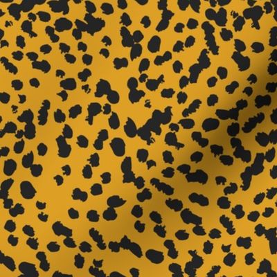 Wild Cheetah Animal Print Yellow