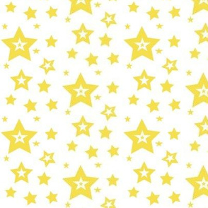 yellow stars golden light 