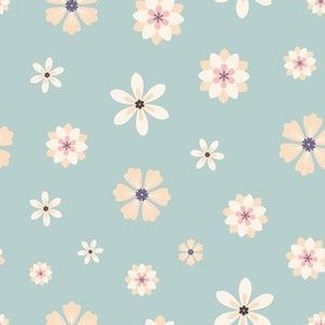 Petals Pattern - Cream Flowers
