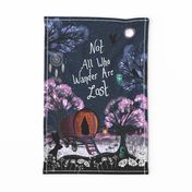 Wanderlust tea towel