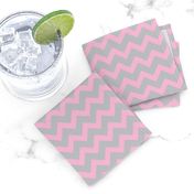 Pink and Gray Chevrons