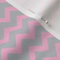 Pink and Gray Chevrons