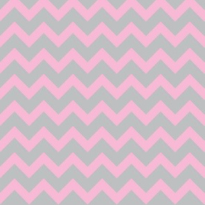 Pink and Gray Chevrons