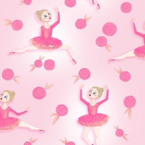 Prima Ballerina Fabric, Wallpaper and Home Decor | Spoonflower