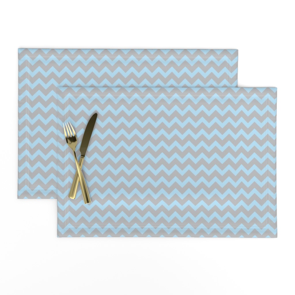 Blue and Gray Chevrons