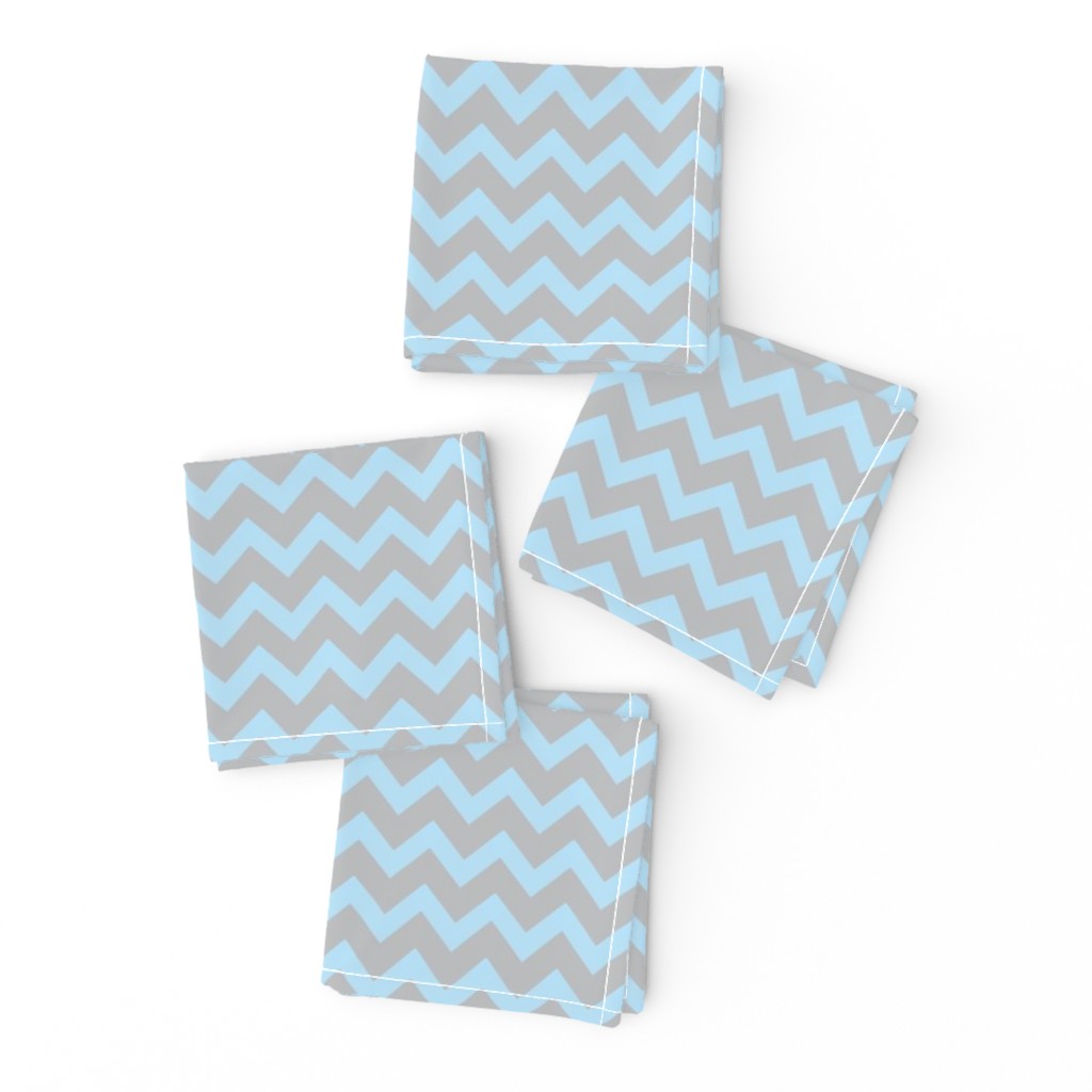 Blue and Gray Chevrons