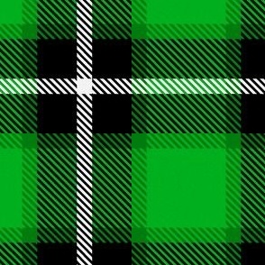 Irish Green Tartan - Large Scale