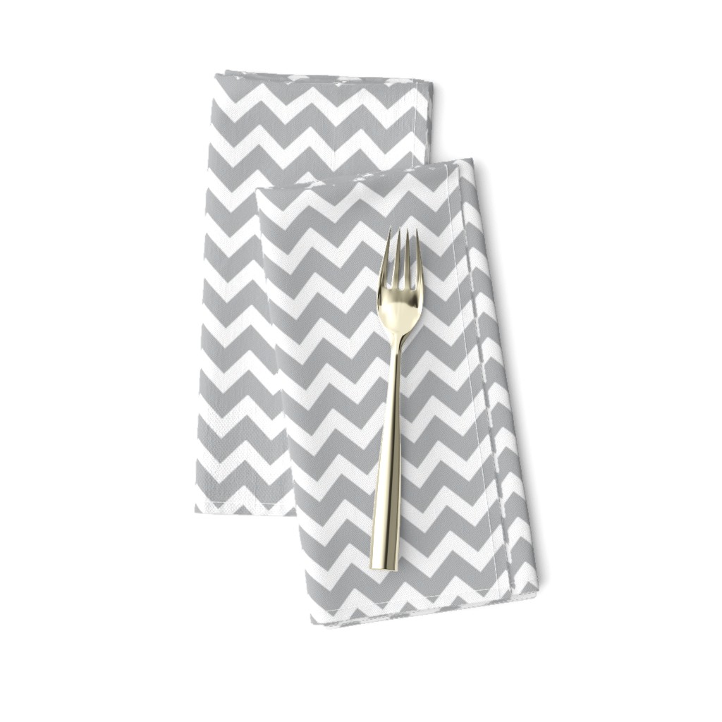 White and Gray Chevrons