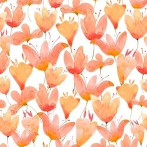 Flowers Choir White Peach S