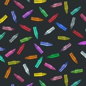 scattered bright pegs
