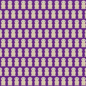 mummies purple  background