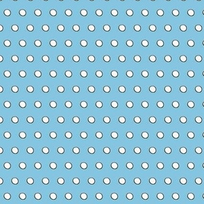 Wee Lil Nature Baby, Polka-dots - Blue White  