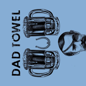 DAD TOWEL EYE PATCH MAN (BLUE)