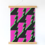 Pink Leopard Lightning Storm - Large