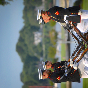 97-22 Members of the U.S. Marine Corps Silent Drill team perform at the U.S. Naval Academy - 1yd