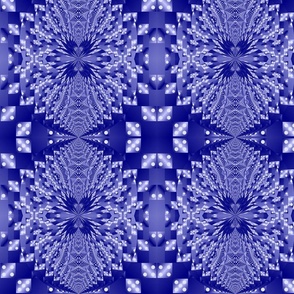 Blue Blocks Dice Kaleidoscope (0782)