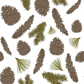 Pine Cones and Sprigs