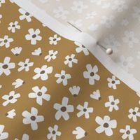 Daisy Floral Fabric Nursery Wallpaper // Willow Sap