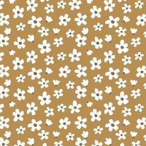 Daisy Floral Fabric Nursery Wallpaper // Willow Sap