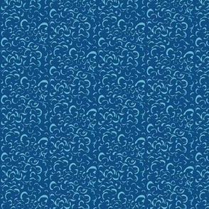 Splash and Swirl on Classic Blue