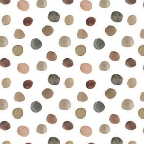 Dots white brown
