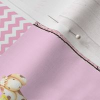 pink farm patchwork