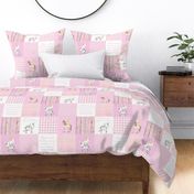 pink farm patchwork