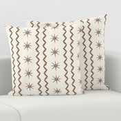 Small scale stars-and-stripes-brown-and-cream