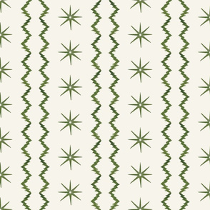 small scale stars-and-stripes-olive-and-cream