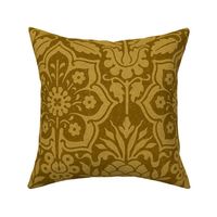 Day's Damask, amber-gold, large