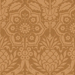 Day's Damask, terra cotta, large