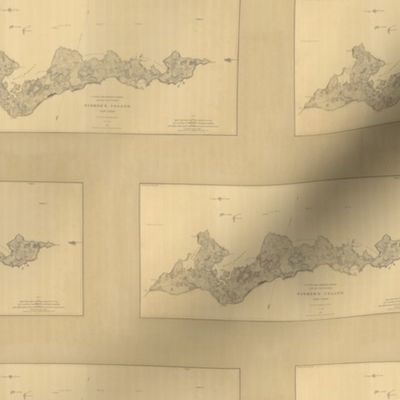 1882 Map of Fishers Island - Medium