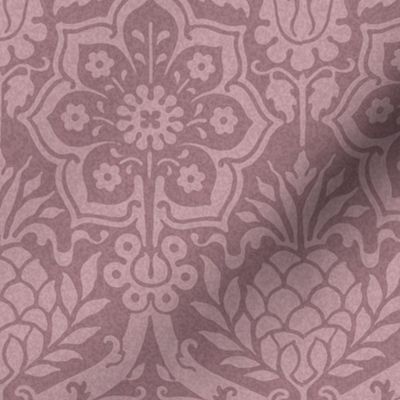 Day's Damask, mauve pink