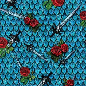 Swords and Roses on Dragon Scales