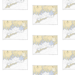 Fishers Island, NY - Nautical Chart (Medium)