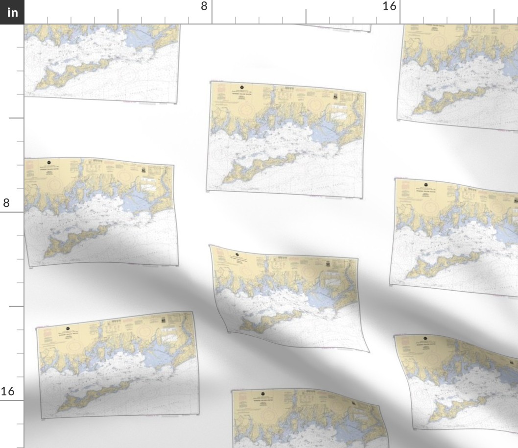 Fishers Island, NY - Nautical Chart (Medium)