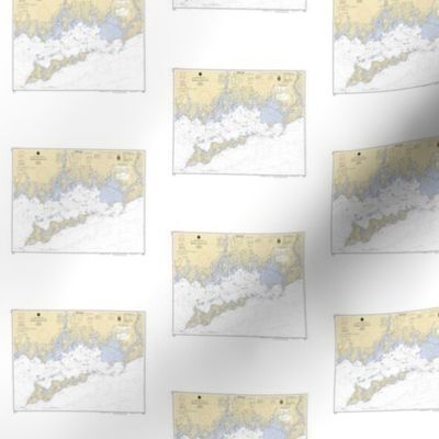 Fishers Island, NY - Nautical Chart (Small)