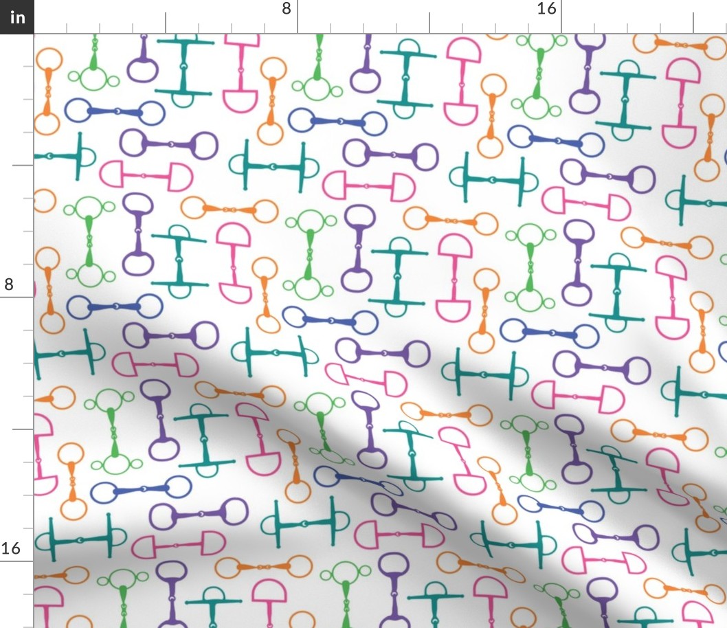 Colorful Horse Bits Pattern