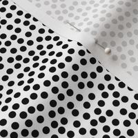 Random Black and White Polka Dots - Small