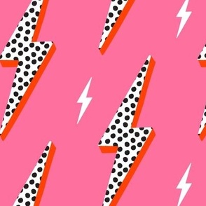 Neon Pink Fabric, Wallpaper and Home Decor | Spoonflower