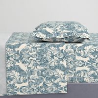 cat damask aqua