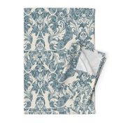 cat damask aqua