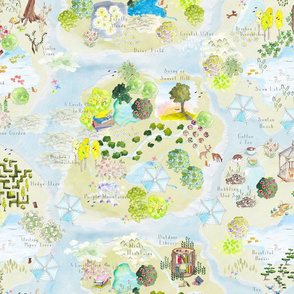 2 The Land of Rest Map with English labels