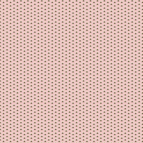 Smaller scale | Geometric Bees - Pastel Pink