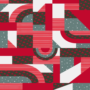 Modern Xmas Quilt