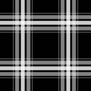 modern farmhouse plaid black