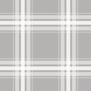 modern farmhouse plaid gray