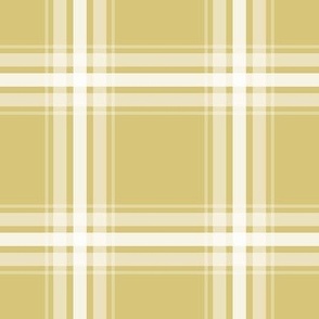 modern farmhouse plaid honey yellow