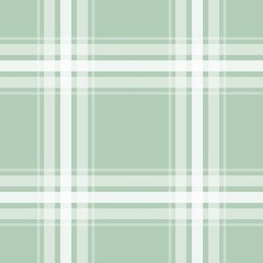 modern farmhouse plaid sage green